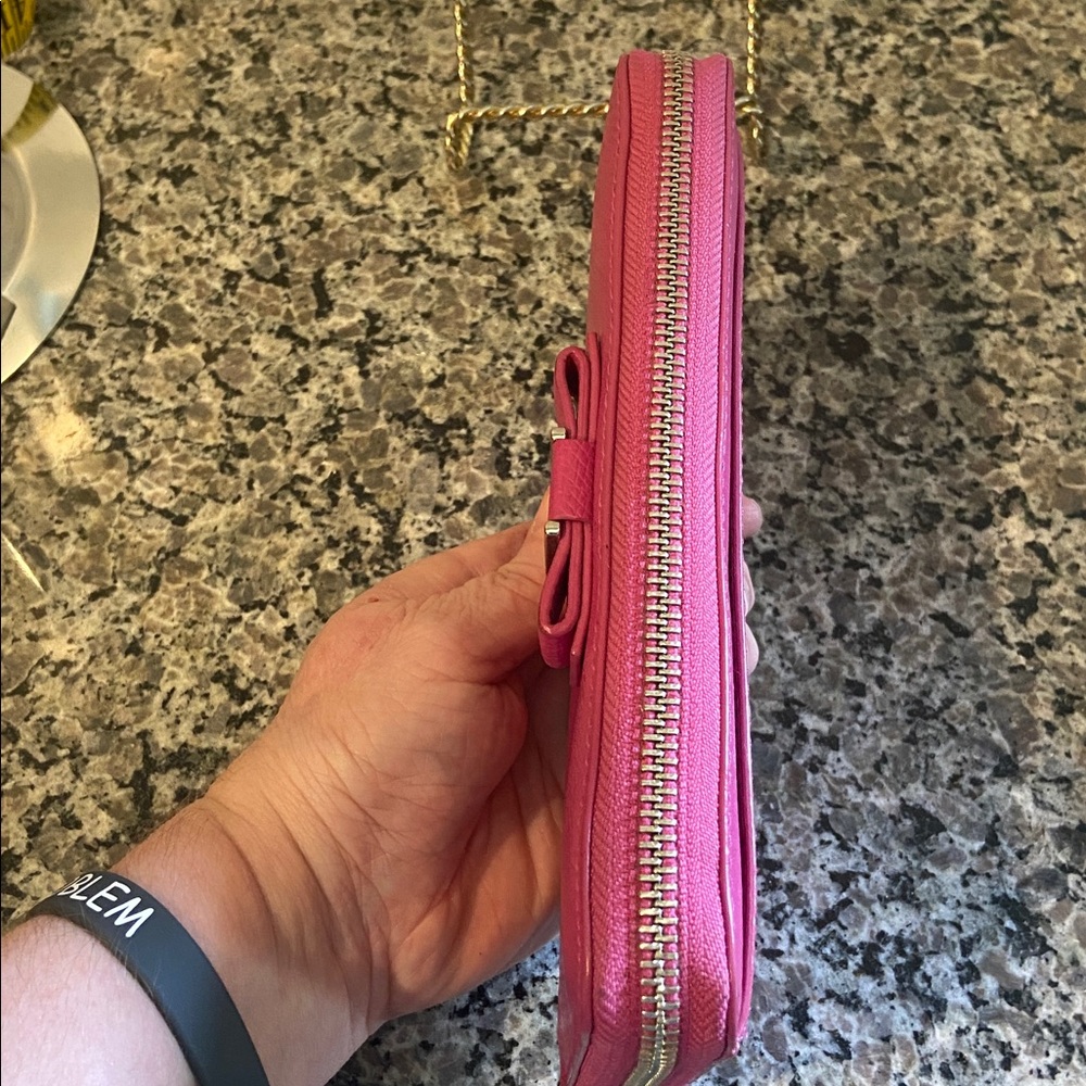 Coach Bow Zip Around long wallet - Picture 11 of 14